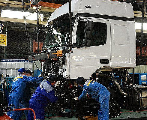В России выросли продажи грузовых авто