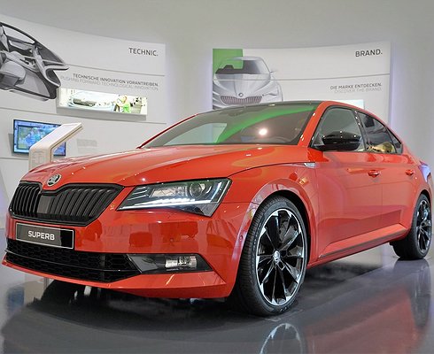 В России стартовали продажи «спортивной» Skoda Superb
