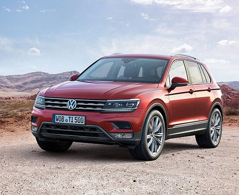 Обнародован список российских спецификаций нового Volkswagen Tiguan