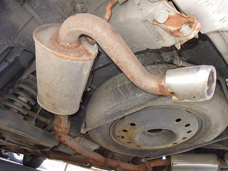 1571b021 глушитель mitsubishi