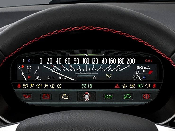 Панель приборов lada vesta