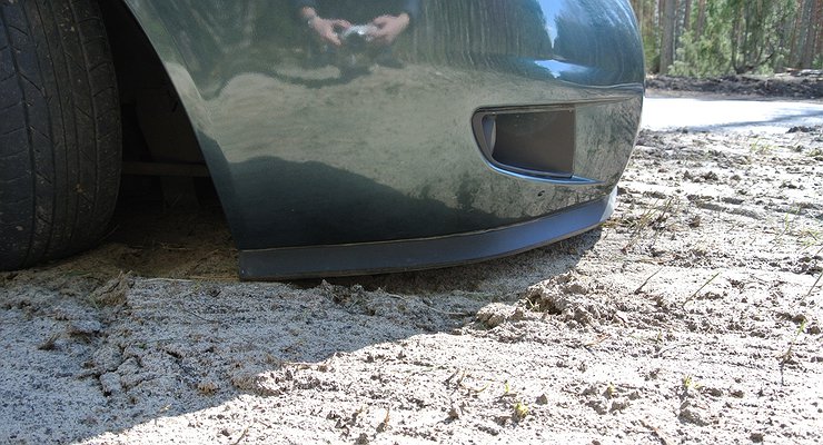 Why it is absolutely impossible to install a “lip” under the bumper of a car