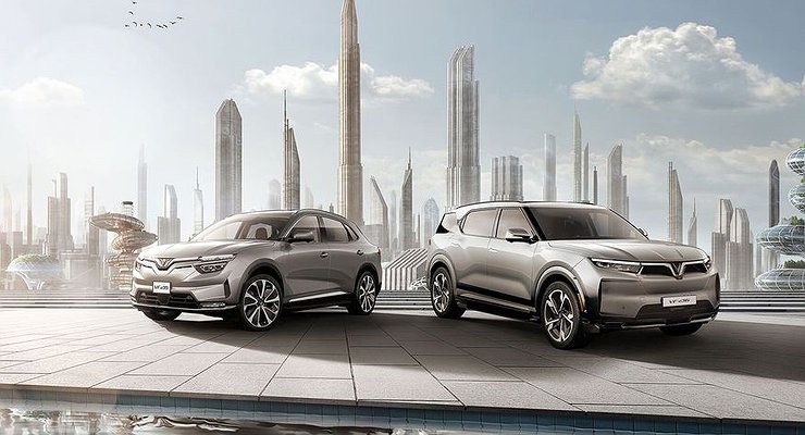 Vietnamese bring crossovers VinFast VF8 and VF9 to Russia
