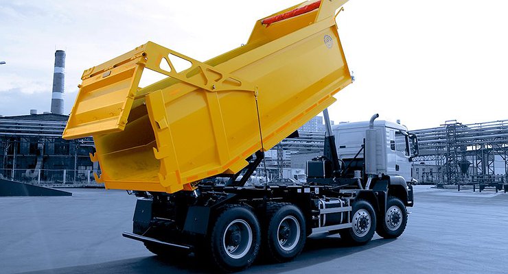 Russian dump truck manufacturers were without the famous Swedish steel