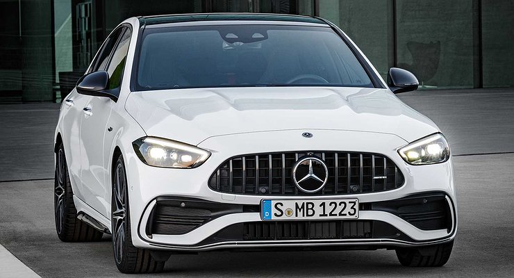 The new Mercedes-Benz C-class was deprived of two cylinders, but the AMG label was stuck