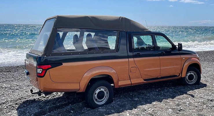 What does the UAZ “Profi” look like, which for some reason they turned into a convertible?