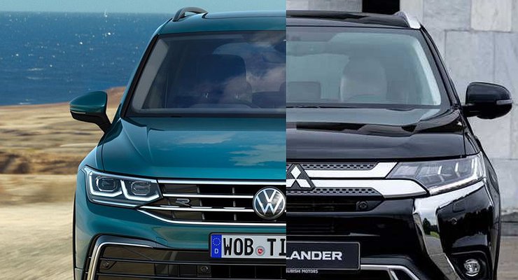 Comparative test of Volkswagen Tiguan and Mitsubishi Outlander: buzz or drive?