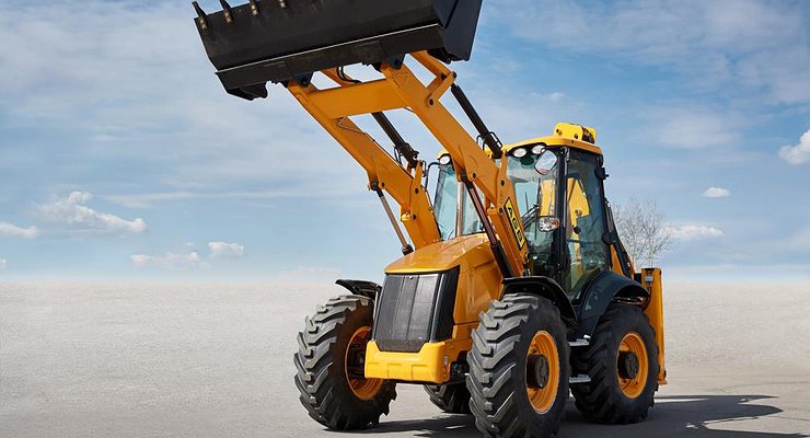 In Russia they made a cool transformer from a backhoe loader