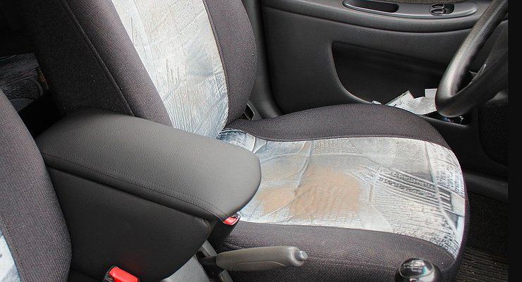 What is the reason for the appearance of unpleasant odors in the car?