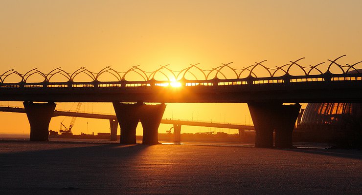 When will the toll road in St. Petersburg open?