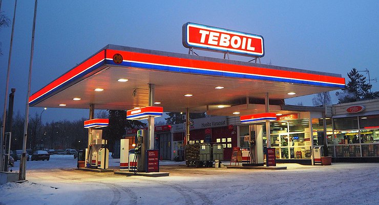 The gas station of the departed Shell from Russia is renamed Teboil