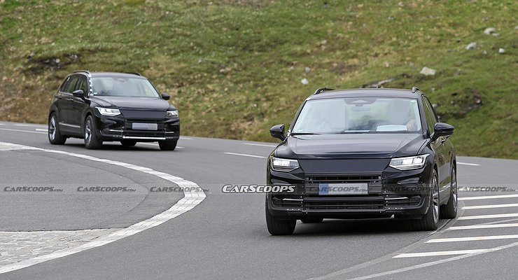 Volkswagen Tiguan third generation spotted for the first time during tests