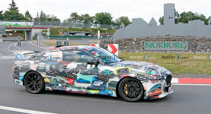 Photo spies saw a very special BMW on the road