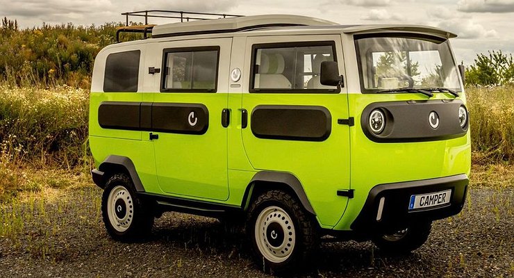 Reflection “Loaf”: The Germans built a very strange minibus