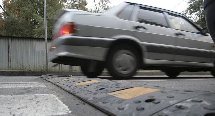 How do you really drive over a speed bump
