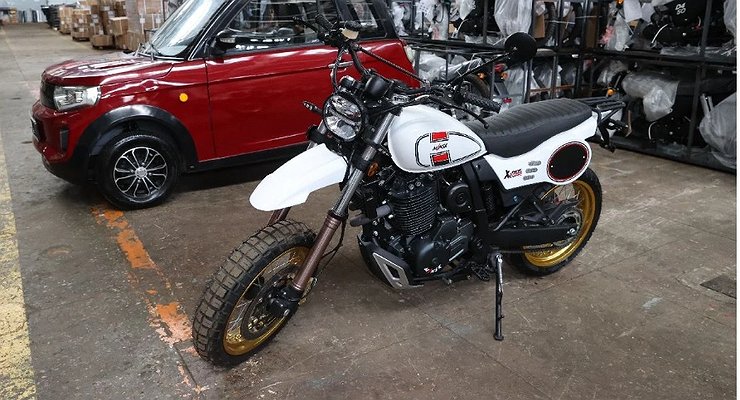President of Belarus Alexander Lukashenko “guarded” a new generation of motorcycle “Minsk”