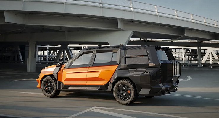 Latvians presented brutal SUV based on Mercedes-Maybach