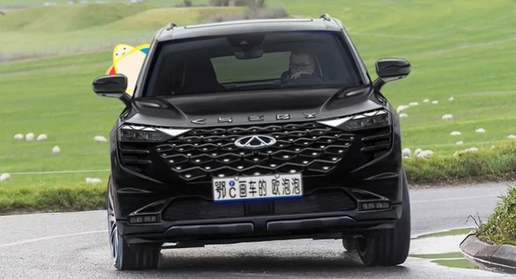 The first images of the big Chery Tiggo 9 crossover appeared on the internet