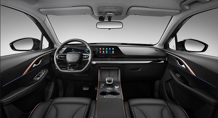 The Chinese showed the interior of the crossover Omoda C5