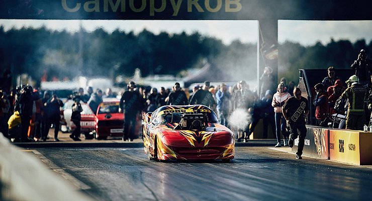 In Russia they decided to break a new record for drag racing