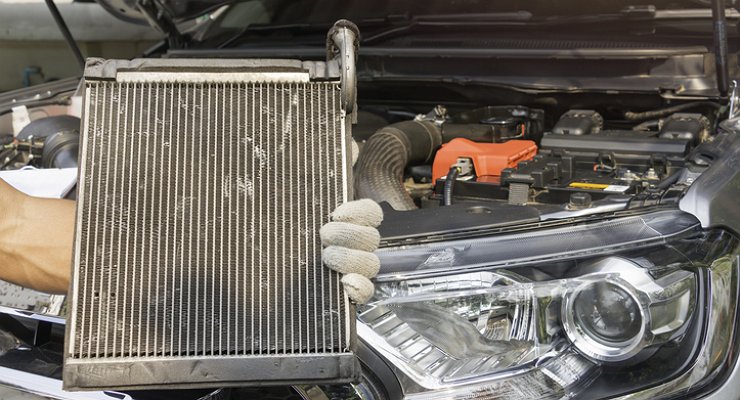 How to completely clean the refrigeration and air conditioning radiators without dismantling half a car