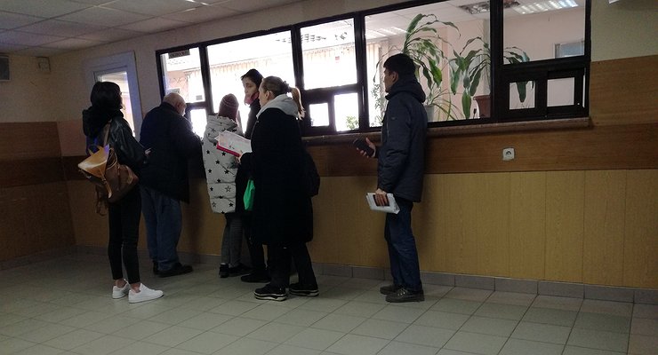 The capital’s traffic police again stopped issuing “rights” and STS due to a malfunction