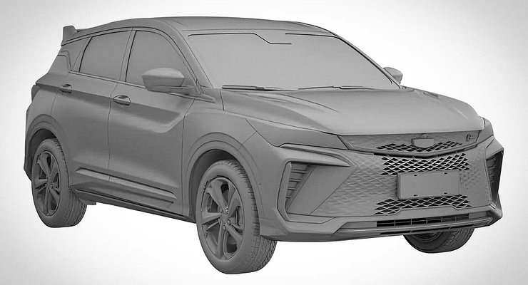 Updated Geely Coolray patented in Russia