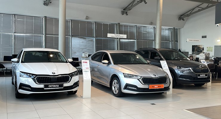 How partial mobilization affected new car sales in Russia?