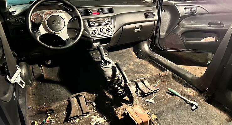 In shock: what’s in a used car when you remove the seats