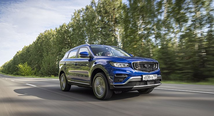 Geely rolled a new old crossover Azkarra .  from