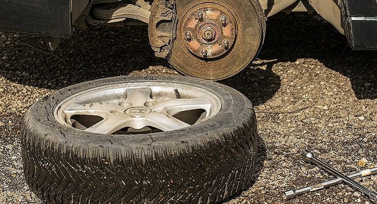 What happens if you drive with a self-tapping screw in a tire that won’t flatten?