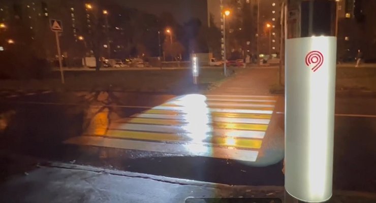 A new type of pedestrian crossing appeared in Moscow