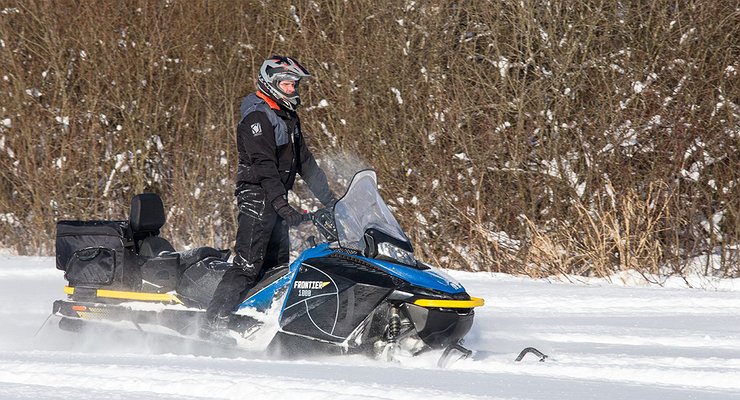 The Russians rushed to buy snowmobiles en masse