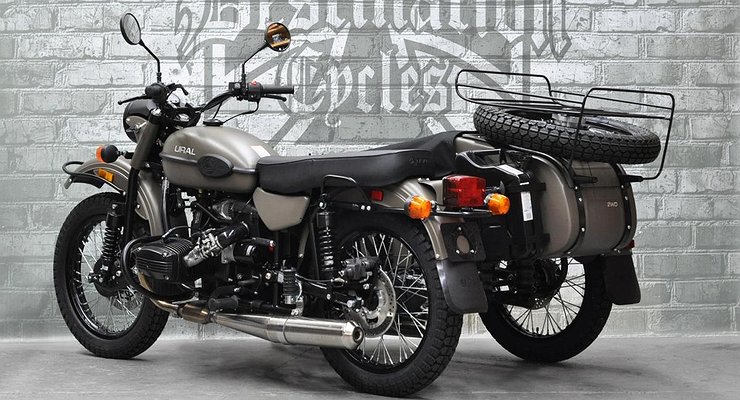 Sales of the Ural Gear Up motorcycle began in Russia