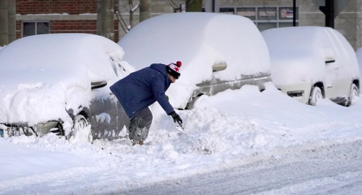 What to do if the public utilities buried your car in the snow in the parking lot