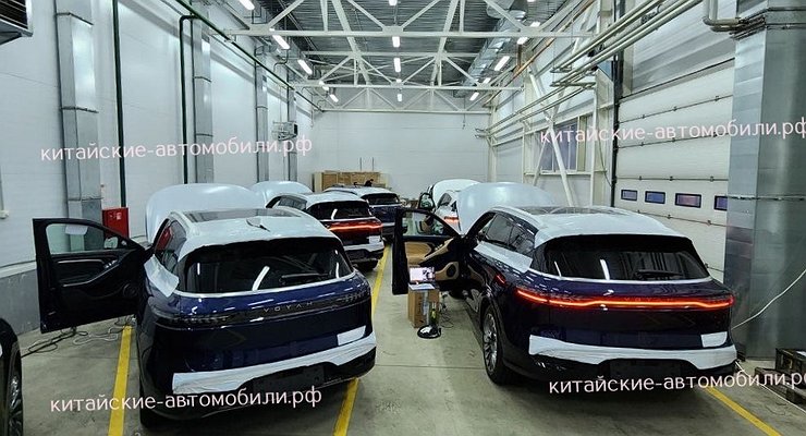 The first batch of Voyah Free crossovers was brought to Russia