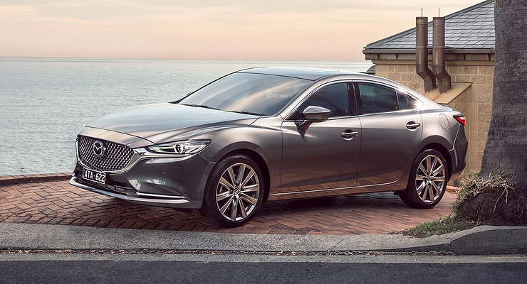 Instead of the “six”: a new Mazda Atenza was brought to Russia