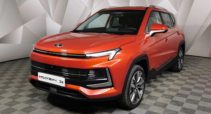 The first electric crossovers “Moskvich 3e” appeared at dealerships