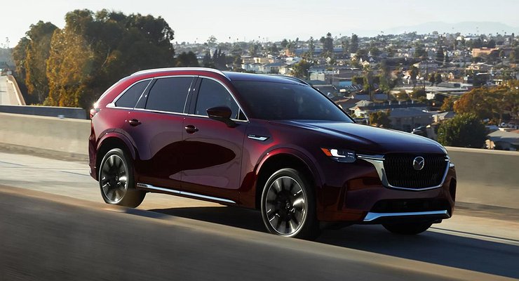 Photos of the crossover Mazda CX-90 leaked to the web before the premiere