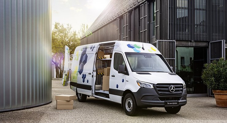 The Germans introduced the new Mercedes-Benz Sprinter