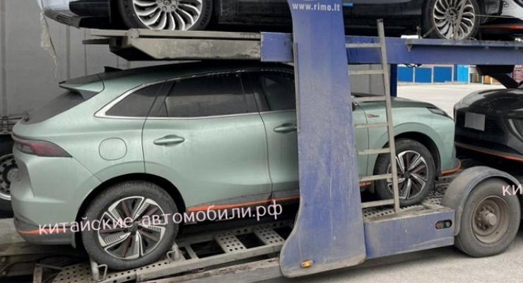 The new crossover Evolute i-Sky first appeared in Russia