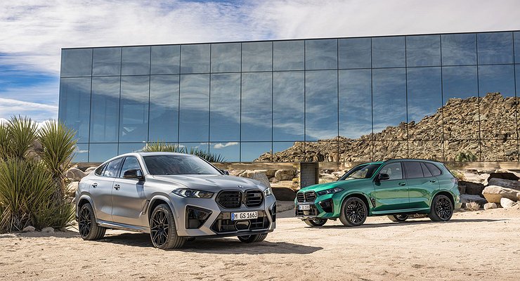 BMW introduced the updated X5 M and X6 M Competition crossovers