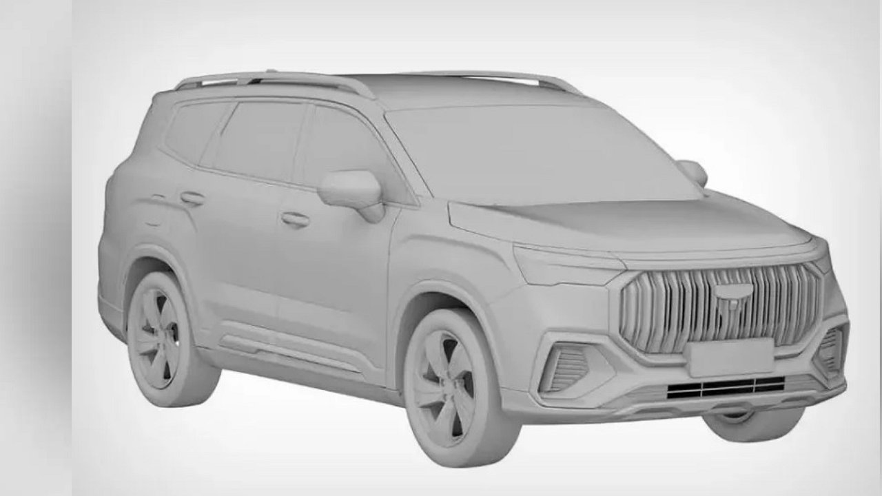 Geely has patented the latest seven-seater crossover in Russia