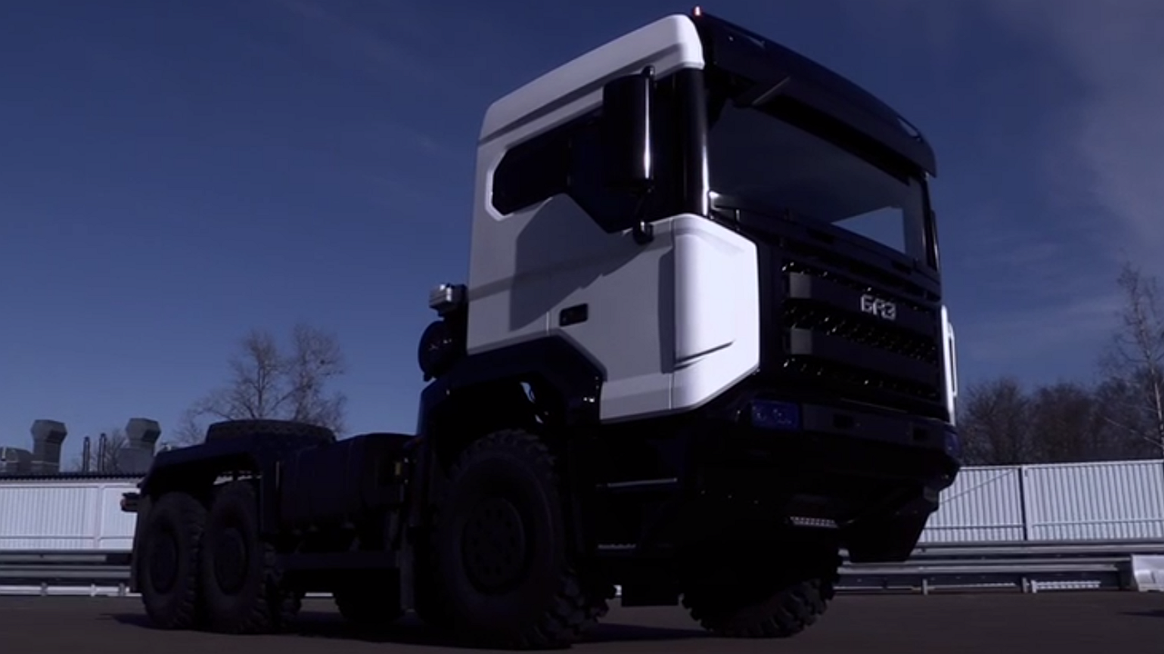 New Russian truck BAZ presented