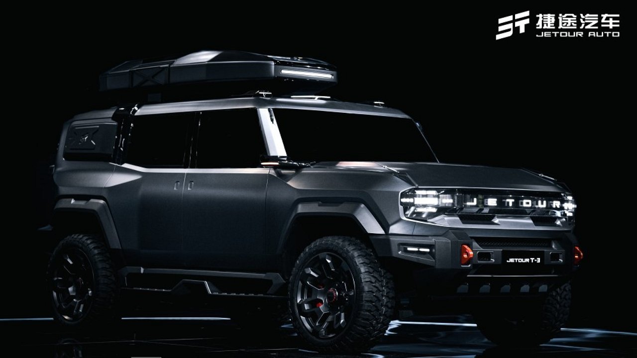 Jetour showed the T-3 SUV with a capacity of more than 1300 troops