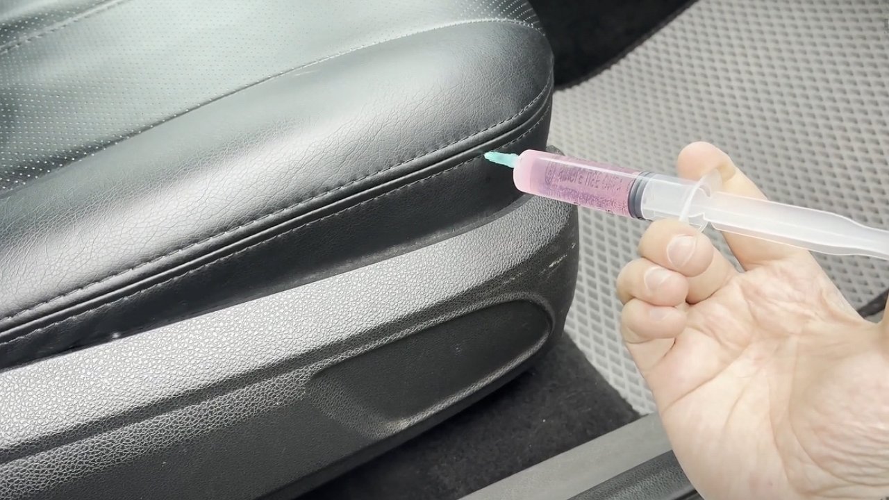 Why do some drivers stick a syringe in the car seat?