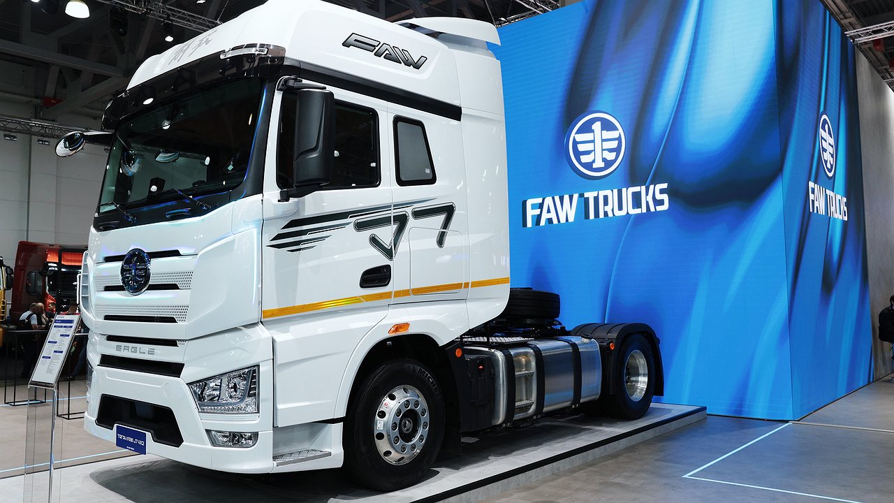 FAW showed various new products for the Russian market