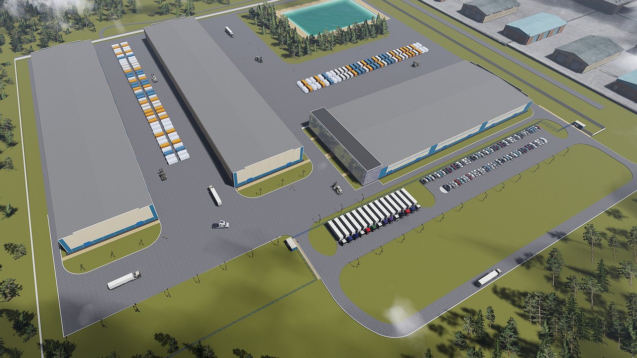 Why did the Kaliningrad plant Avtotor embark on a gigantic construction project