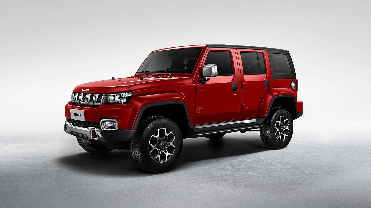The first BAIC BJ40 SUVs rolled off the assembly line at the Avtotor plant