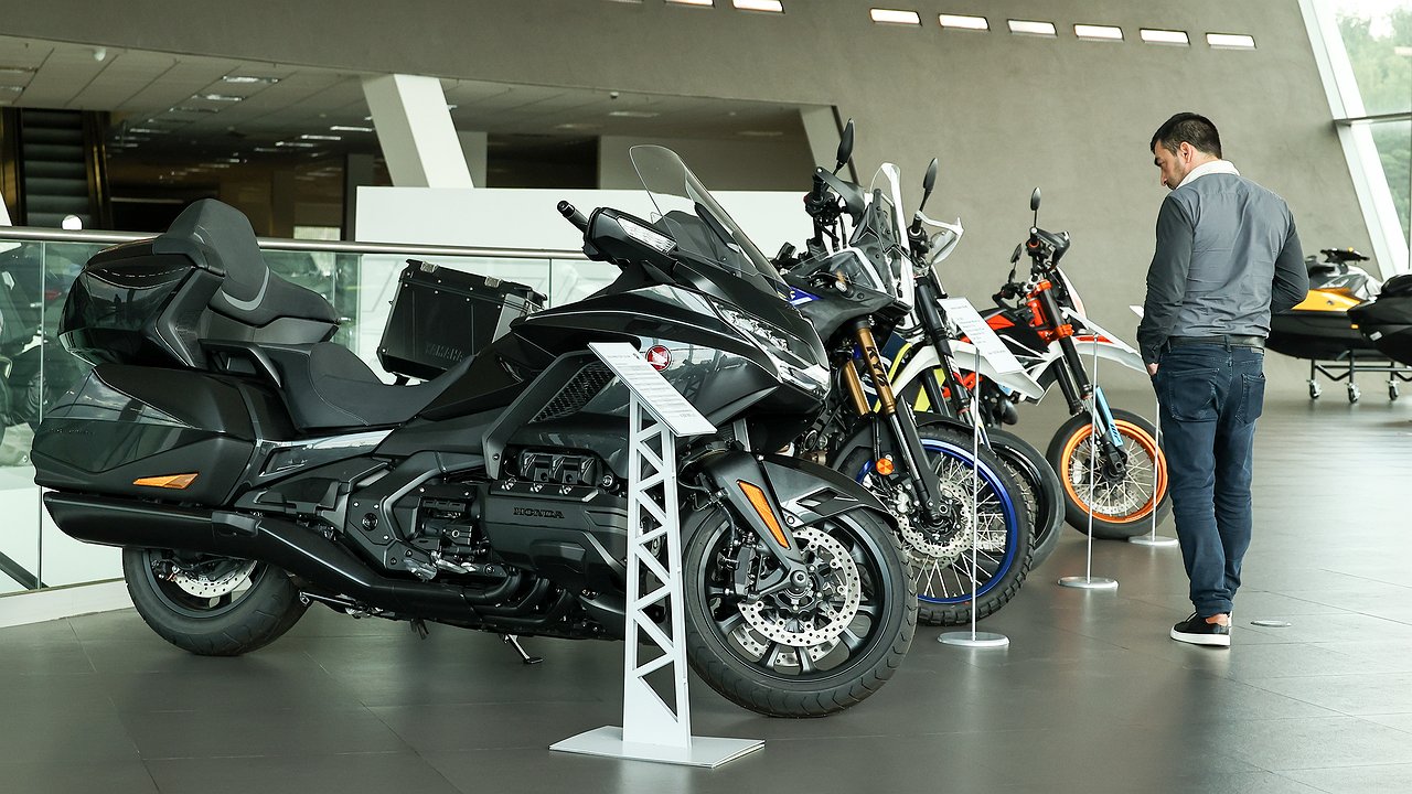 The Russians rushed to buy new motorcycles